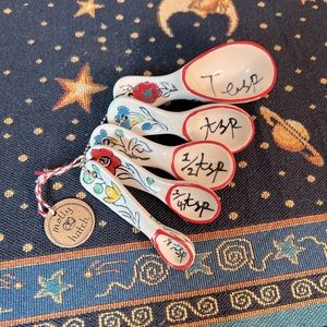 ANTHROPOLOGIE Ceramic Teaspoon Measuring Set by Molly Hatch
